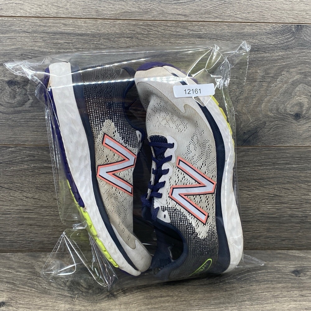 New Balance 680 Fresh Foam Women's Running Shoes Size 8 White Blue Walking - Picture 13 of 13